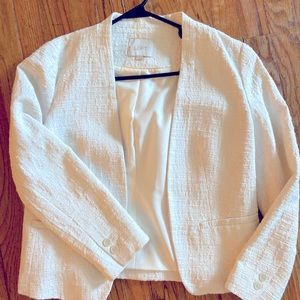 Small white LOFT blazer